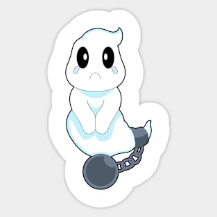 Ghost Halloween Prisoner Sticker